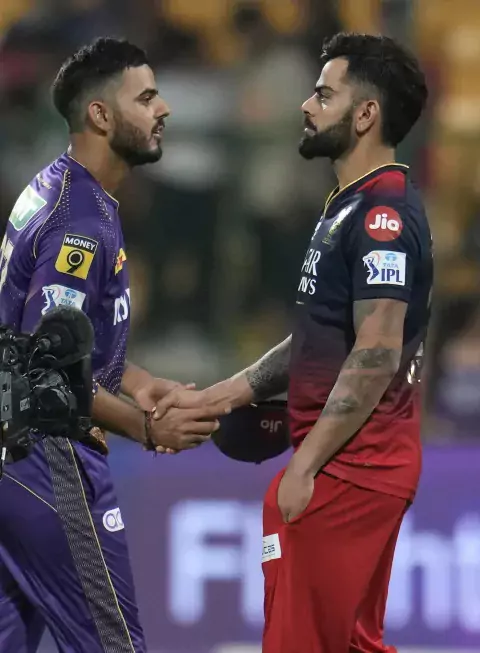 KKR Vs RCB :- Suyash and Varun disrupt RCB chase once more