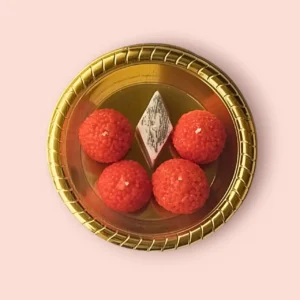 Laddo Kaju Barfi Candle Diya Set